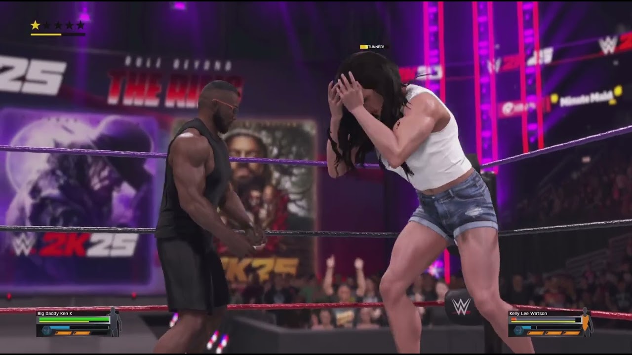 WWE 2K25: Low blow To Kelly Lee Watson