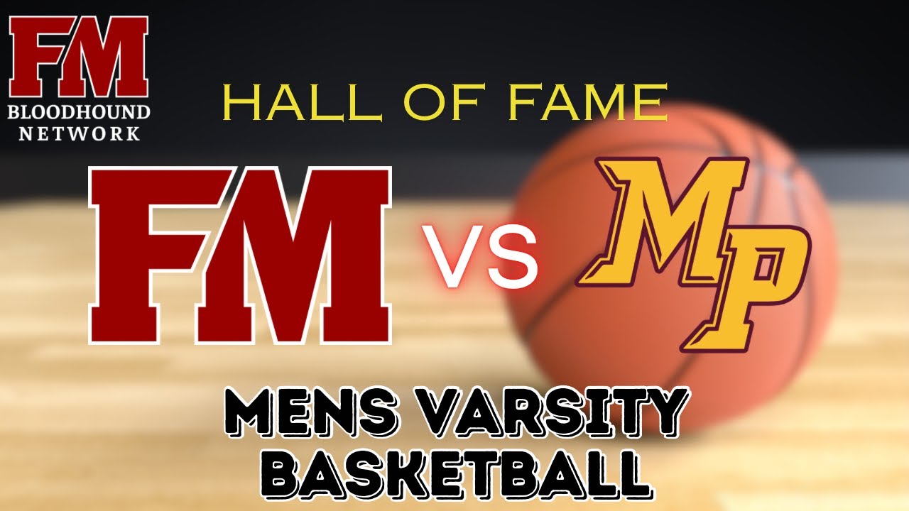 Fort Madison Bloodhounds vs Mount Pleasant Panthers Men's Varsity Basketball (Hall of Fame Night)