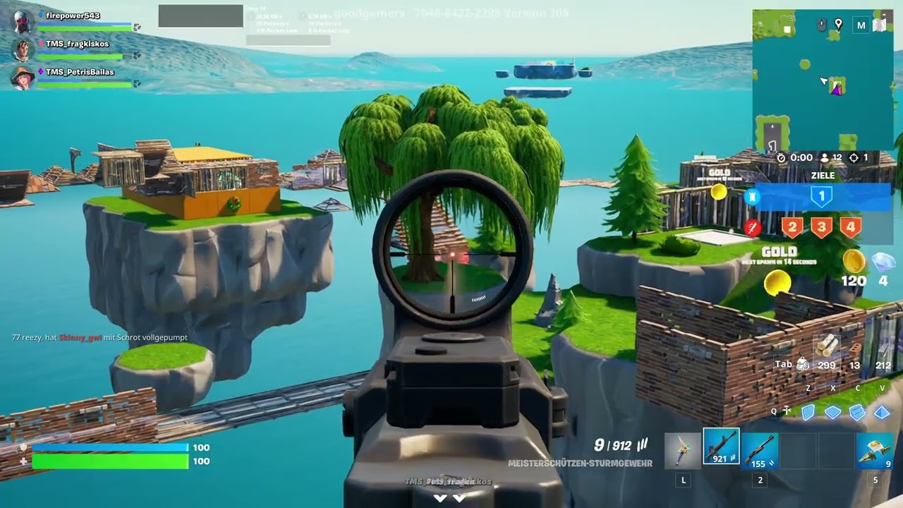 Fortnite Bedwars 🛏️ Gameplay PC💪