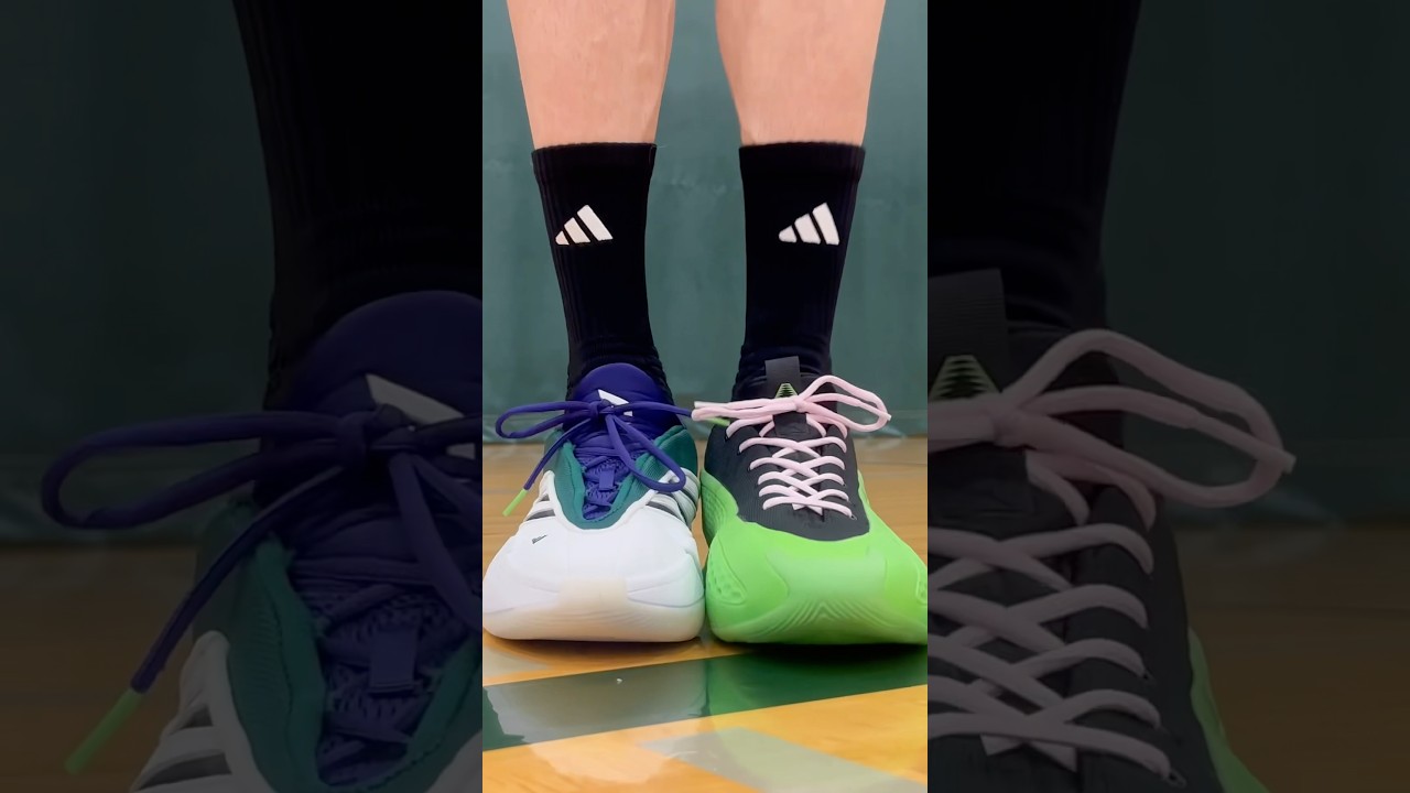 ADIDAS DAME 9 &lsquo;BUCKS&rsquo; vs AE 1 LOW &lsquo;LUCID LIME&rsquo; like DAMIAN LILLARD and ANTHONY EDWARDS! 🏆 #SNEAKERS