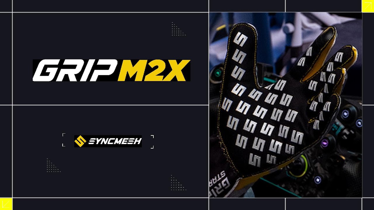 GRIP M2X - Sim racing Gloves - SYNCMESH