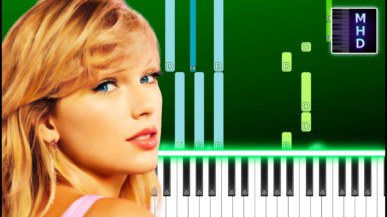 Taylor Swift - ivy (Piano Tutorial Easy)