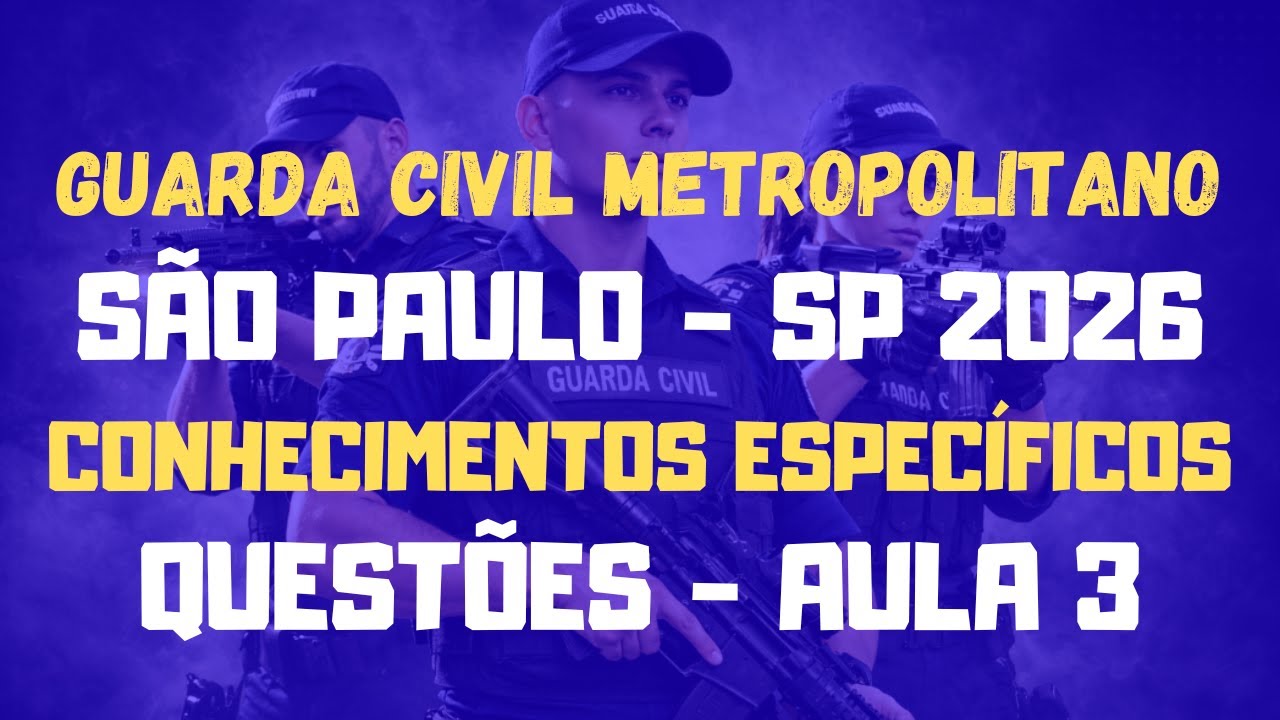 Guarda Civil Metropolitana de São Paulo - SP 2026 | Questões - ECA - Lei 8.069/90