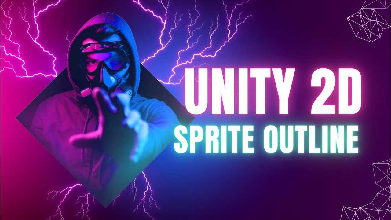 Unity 2D Outline Sprite - How to do it as a Shader with NO CODE? #imakehandgame #unity #howto