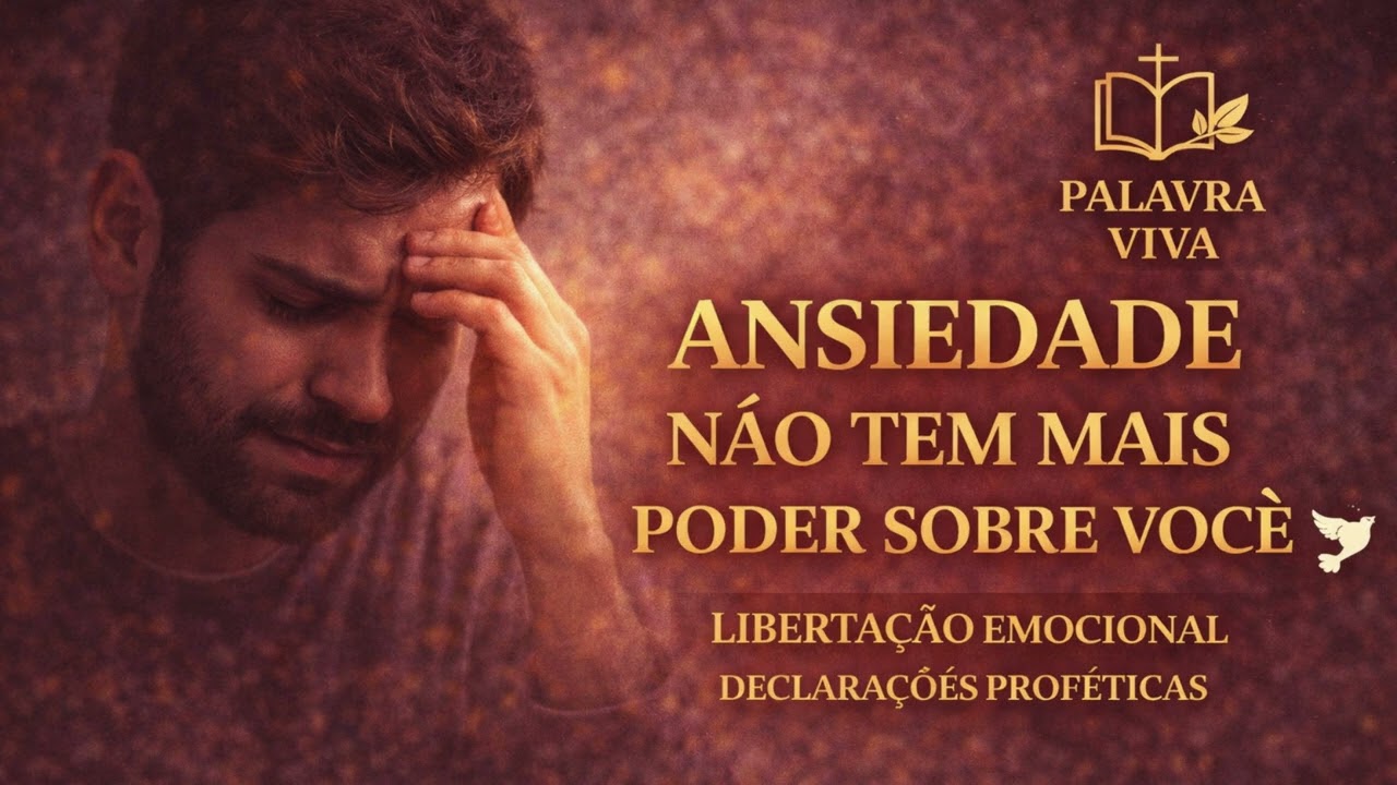 ANSIEDADE NÃO TEM MAIS PODER SOBRE VOCÊ 🕊️ | Série: Deus Está Acalmando Sua Alma