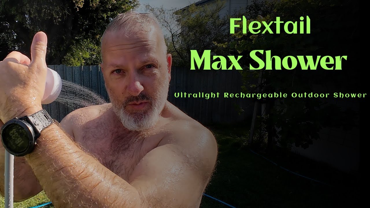 Flextail Max Shower — перезаряжаемый уличный душ