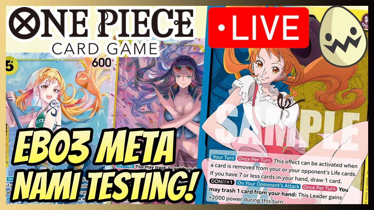 One Piece Card Game: EB03 Nami Testing and Ranked Games!