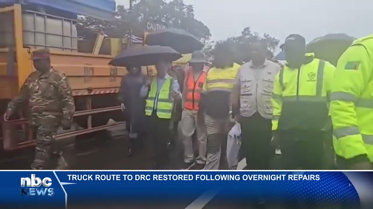 TRAFFIC FLOW INTO CONGO RESTORED - nbc
