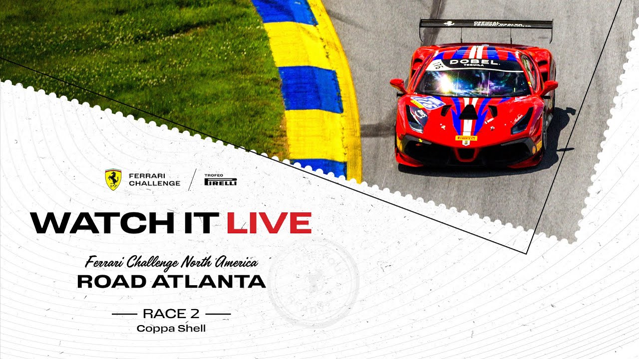 Ferrari Challenge North America Coppa Shell&AM – Road Atlanta, Race 2