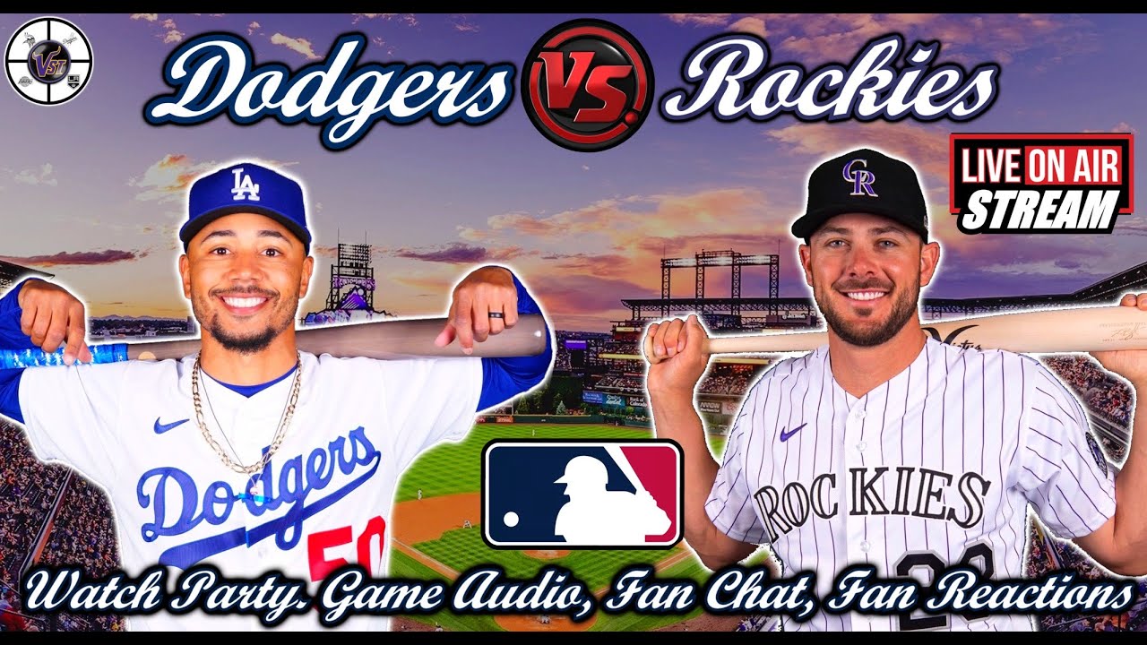 Dodgers VS Rockies 🟢 LIVE ⚾ #MLB  #LADvsCOL #OpeningDay Watch Party Fan Reactions  Game Audio.