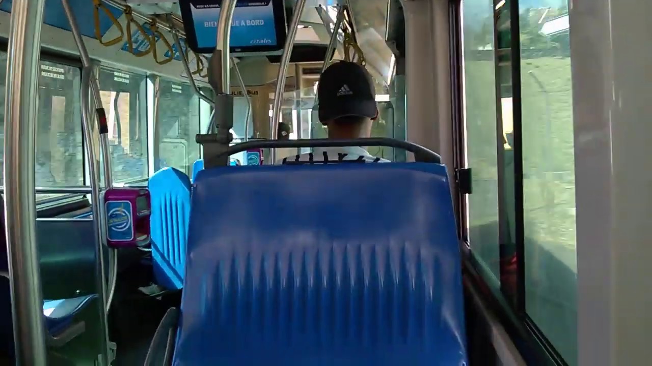 A bord du HeuliezBus GX 127 n°316 | Ligne 14 - réseau Citalis [Sodiparc]
