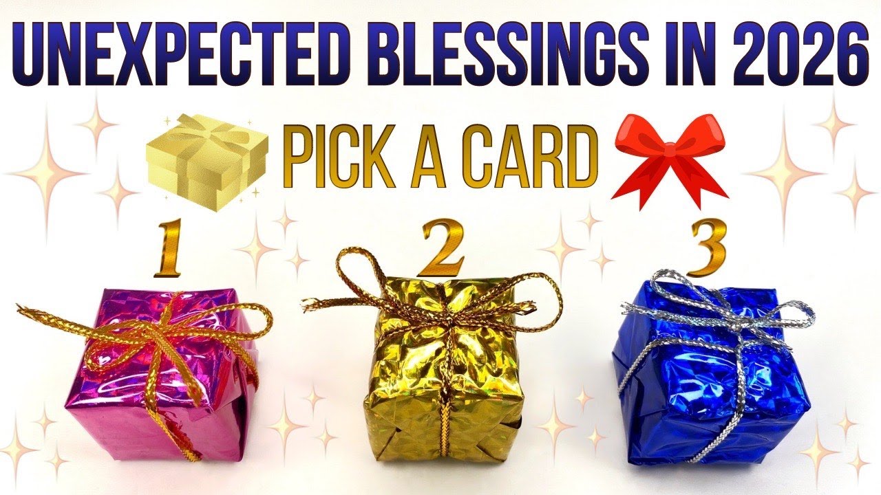 💖UNEXPECTED BLESSINGS COMING YOUR WAY IN 2026!🎁✨ Pick a Card Tarot Reading ✨