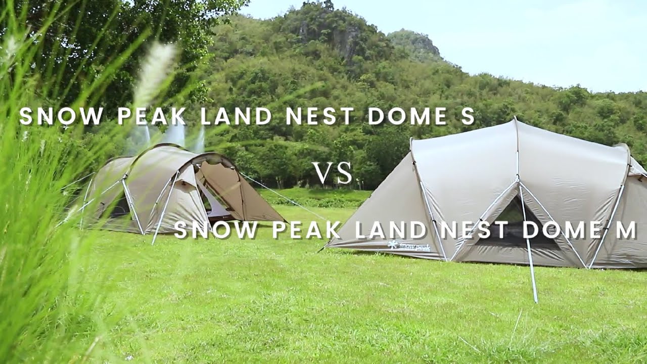 รีวิวเปรียบเทียบ Snow Peak Land Nest S/M | BaseCamp OutDoor