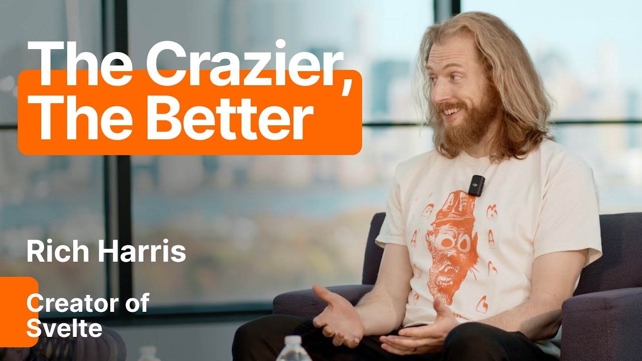 Svelte’s Creator Rich Harris on Rethinking Web Dev, Building Svelte & the Power of Tech Conferences