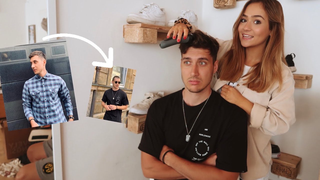 ICH RASIERE MEINEM FREUND DIE HAARE AB 😱 *krasse Veränderung*  ▹ Zaramiraa ♡