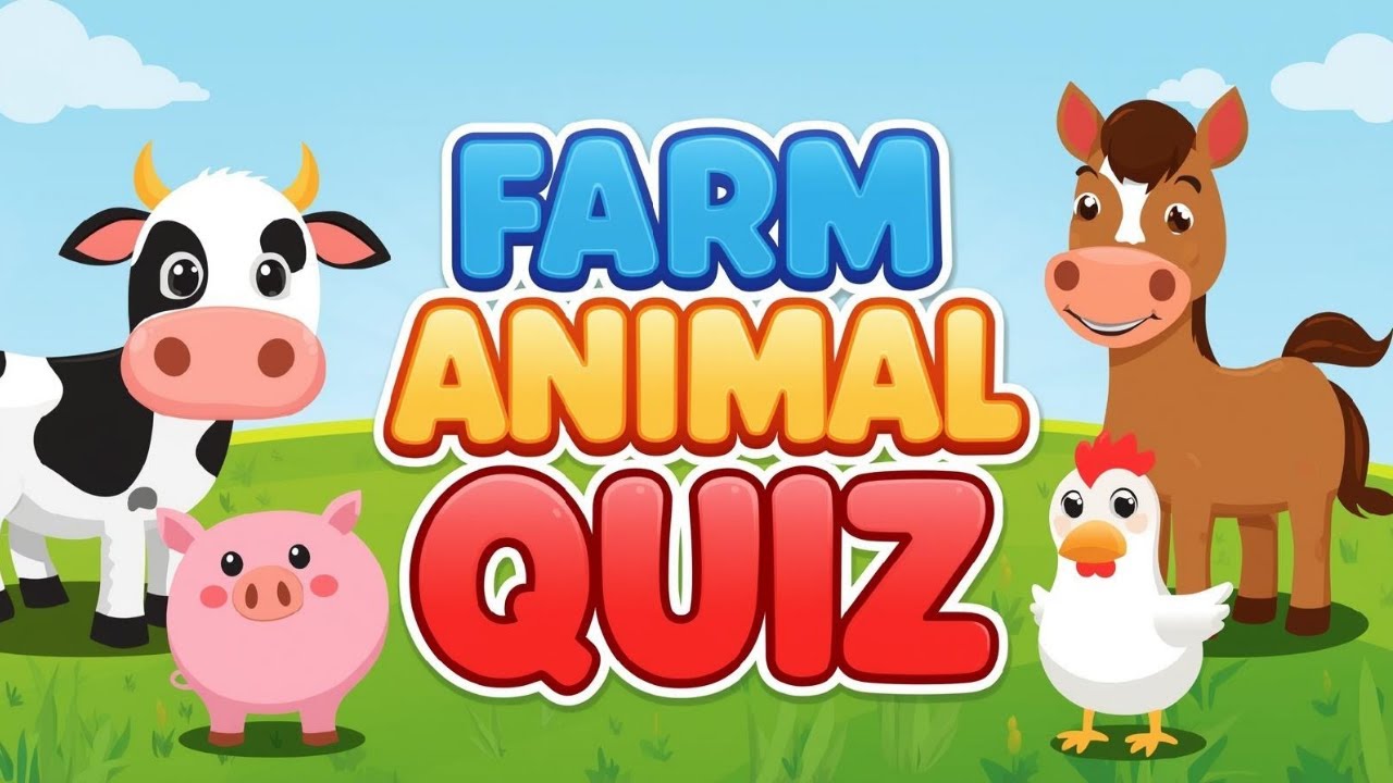 🐮 Farm Animal Guessing Game 🐷 | Can You Guess the Animal?