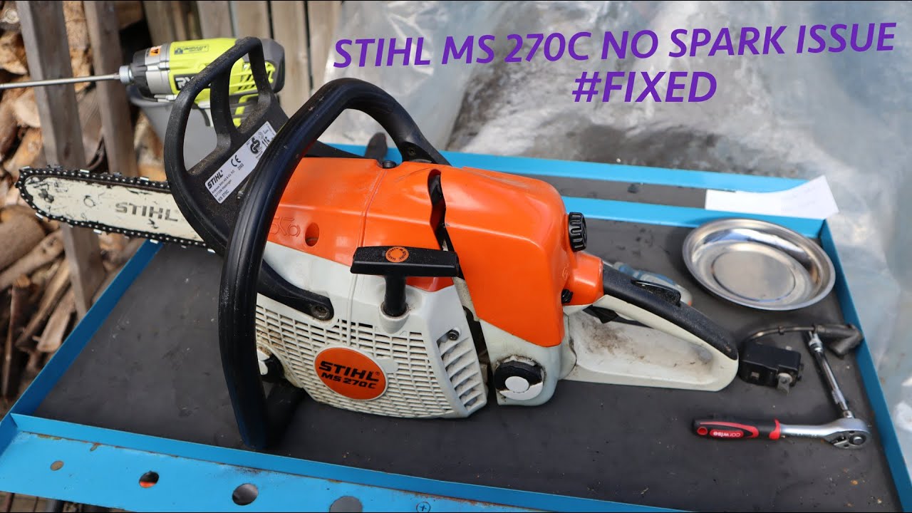 Проблема с искрой у бензопилы Stihl MS 270C #ИСПРАВЛЕНО