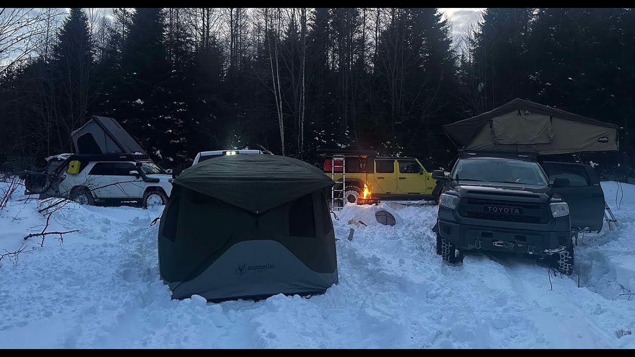 Winter Overlanding in the Allagash Region of Maine, Snowtam Adventure!