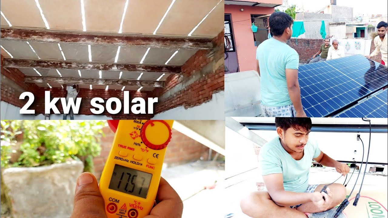 2 kilowatt solar system wiring