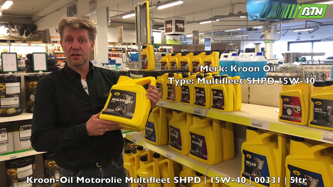 Kroon-Oil Motorolie Multifleet SHPD | 15W-40 | 00331 | 5ltr - BTN de Haas (545060)