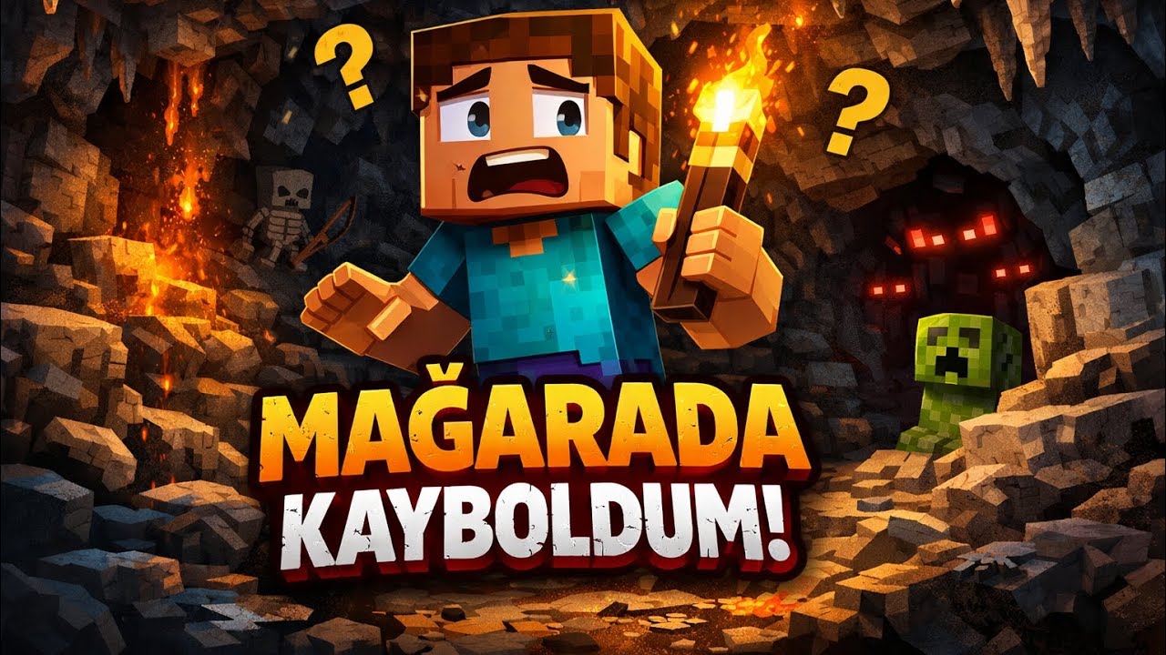 Minecraft Gezgin Modu Maden'de Kaybolduk 