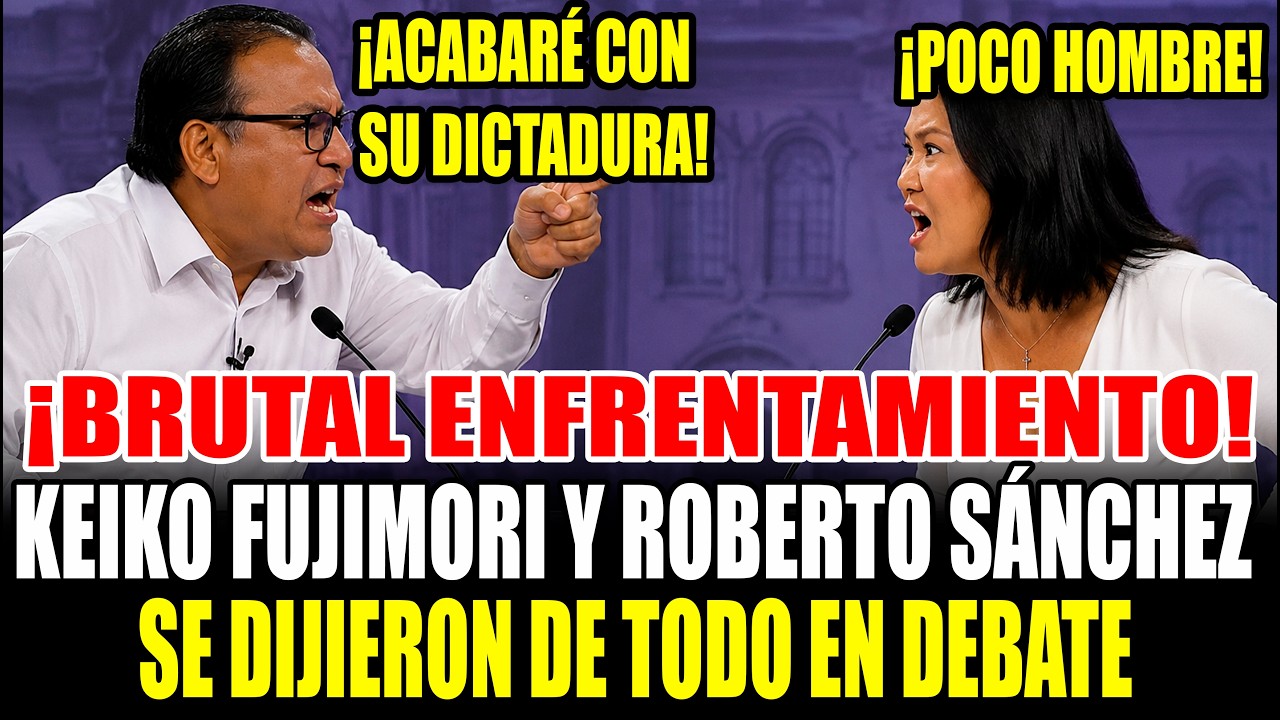 Keiko Fujimori and Roberto S&aacute;nchez: Brutal Clash! They Said Everything to Each Other in President...