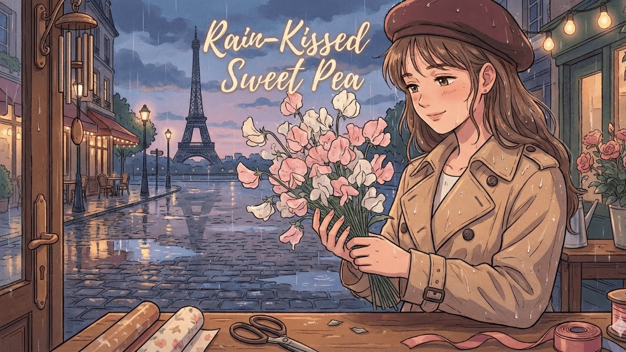 Sweet Pea After the Rain | EN/JP | Healing Dusk Lo-fi