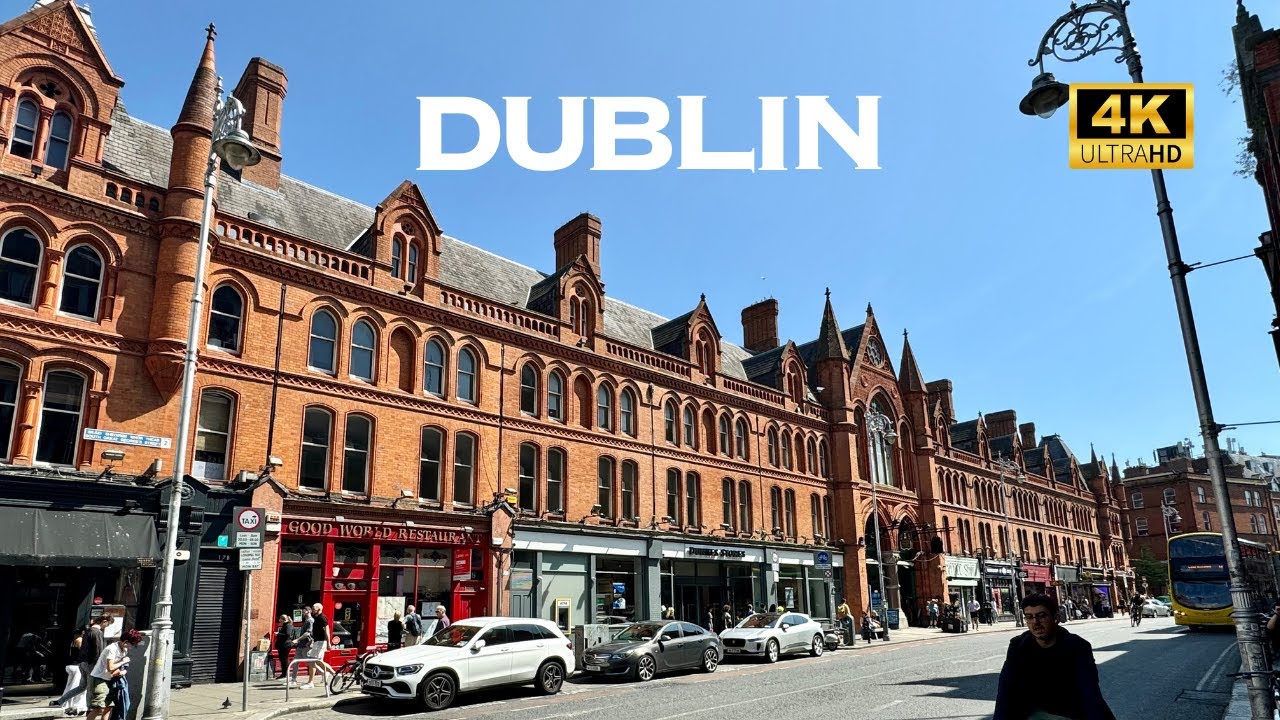 [4K] Dublin, Ireland 🇮🇪🐧 Walking tour
