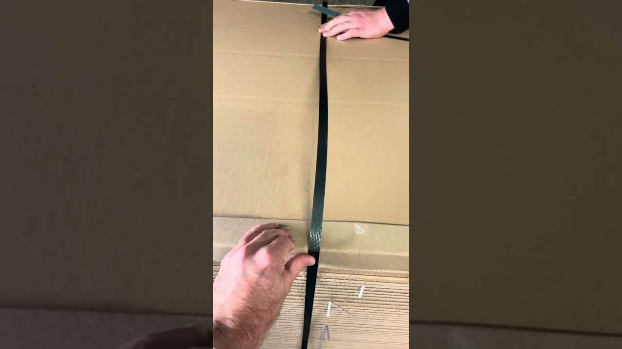Mobile Paletten Umreifungsmaschine 602-MV zur Palettenumreifung mit Kantenschutzprogramm