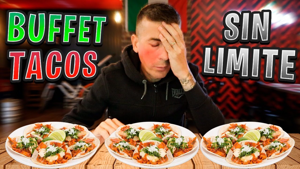 COMIENDO TODA LA CARTA del BUFFET DE TACOS ILIMITADOS *POR SOLO 13€* ¡El único en España!