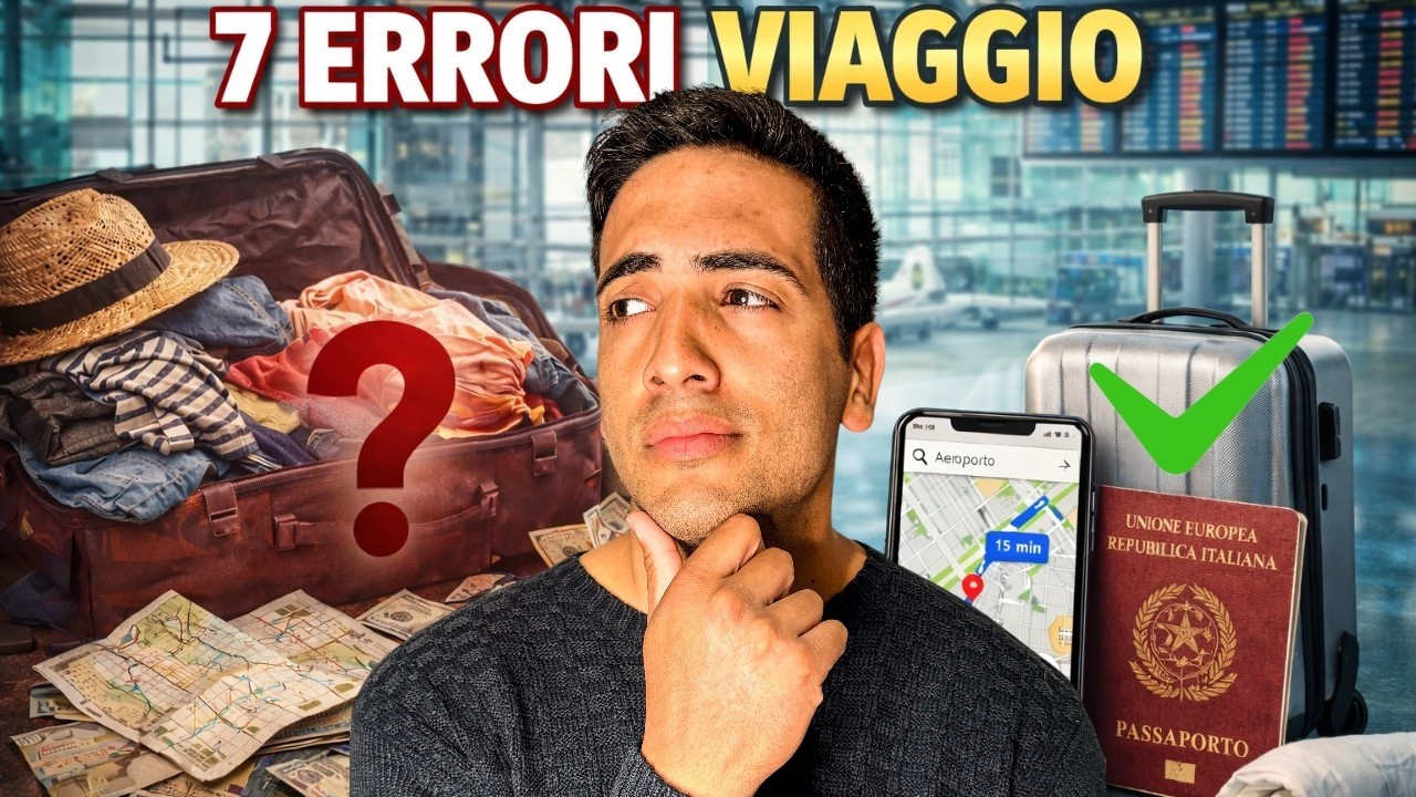 7 ERRORI che fanno TUTTI prima di viaggiare (e come evitarli)