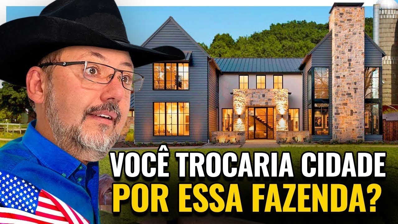 VOCÊ DEIXARIA A CIDADE PRA MORAR NUMA FAZENDA ASSIM?