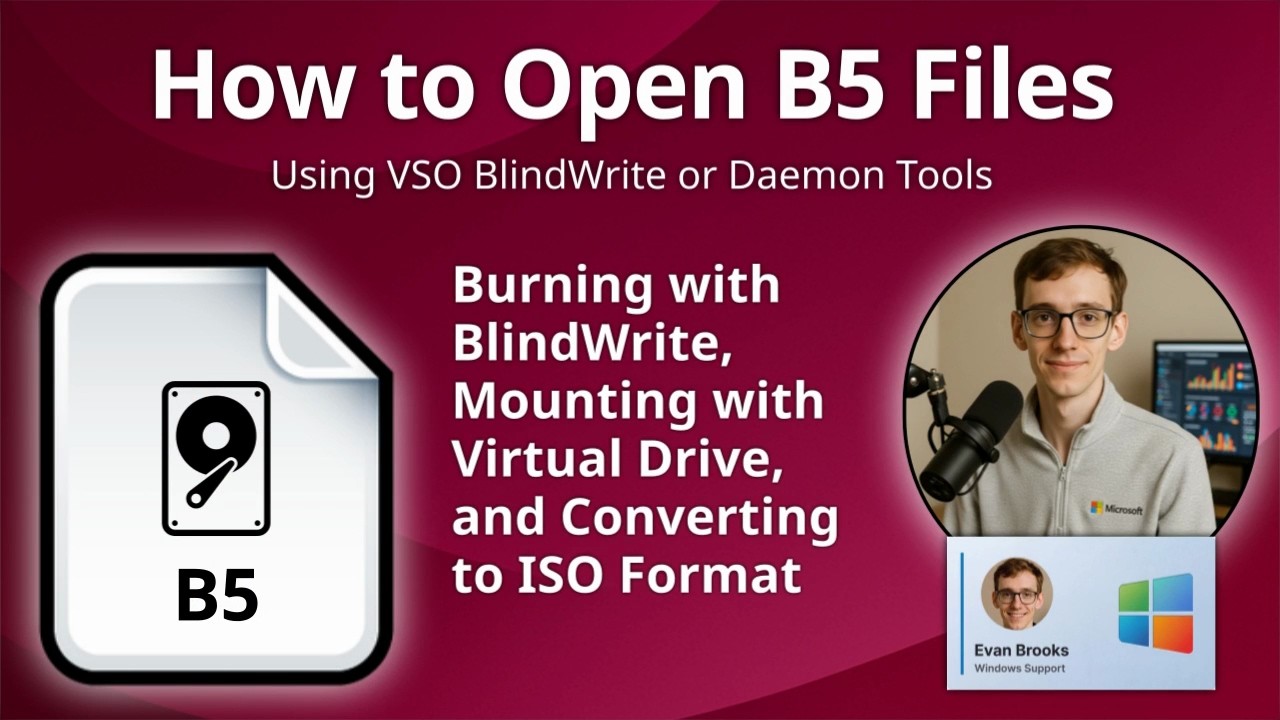 Как открыть файлы B5 (образ диска BlindWrite 5)