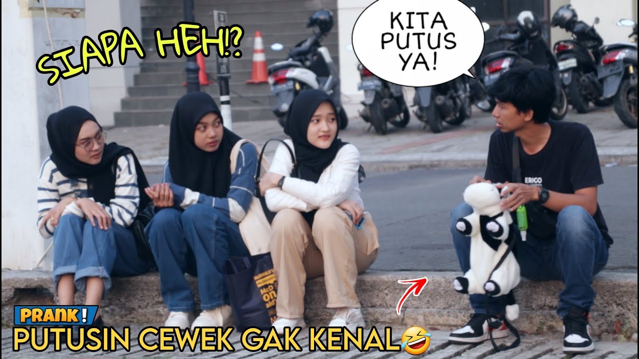 NEKAT! PUTUSIN CEWEK GAK KENAL DEPAN TEMEN2NYA WKWKWK