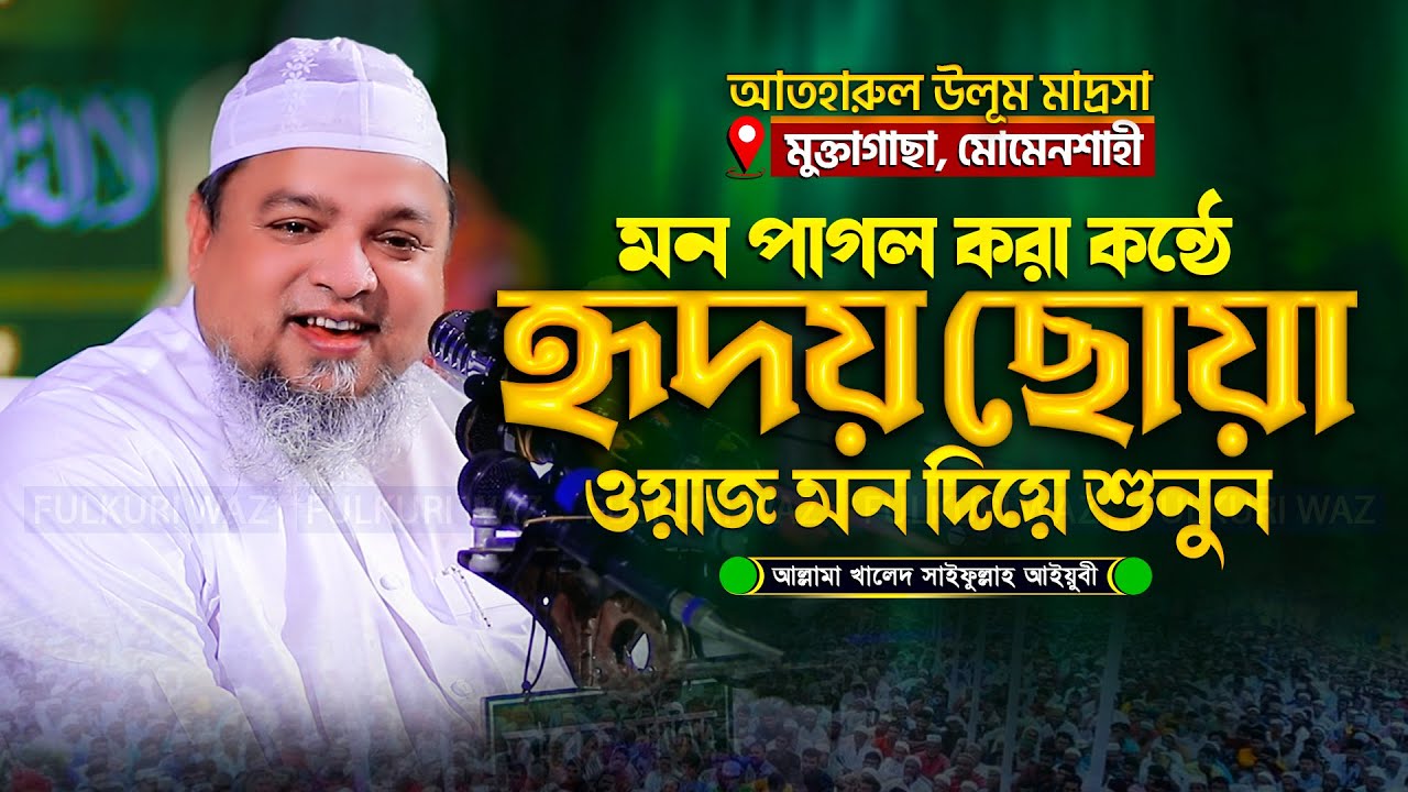 প্রতিটি কথা কলিজায় আঘাত করে খালিদ সাইফুল্লাহ আইয়ুবি ওয়াজ Khaled saifullah ayubi new waz 2024