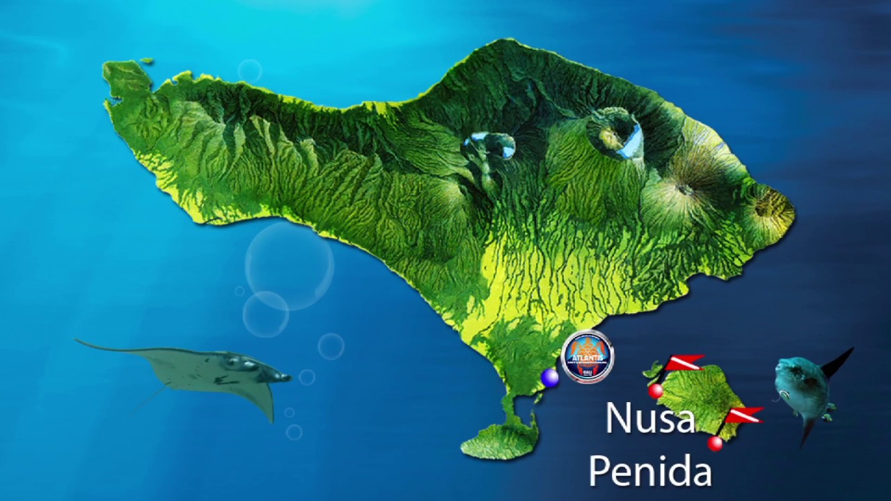 Atlantis Bali Diving Dive sites Nusa Penida