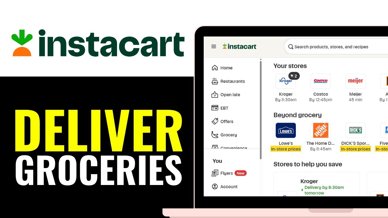 How to Deliver Groceries with Instacart 2026 (Shopper Tutorial for Beginners)