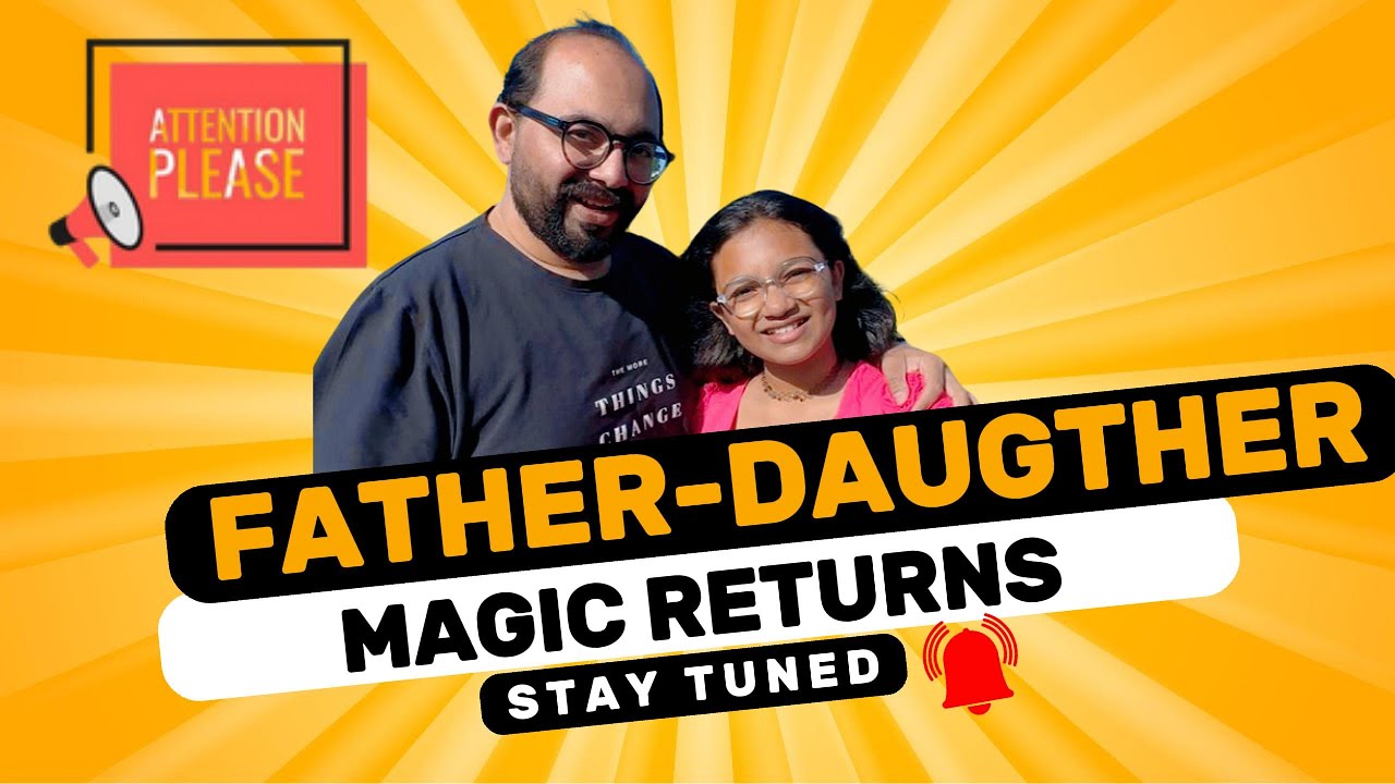 Father Daughter Magic ReturnsIBack with Laughter & Love! #fatherdaughter #newzealandmallu #qatarlife