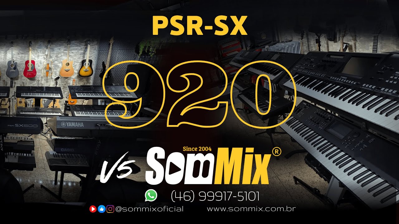 O Yamaha Sx920 mais completo do Brasil
