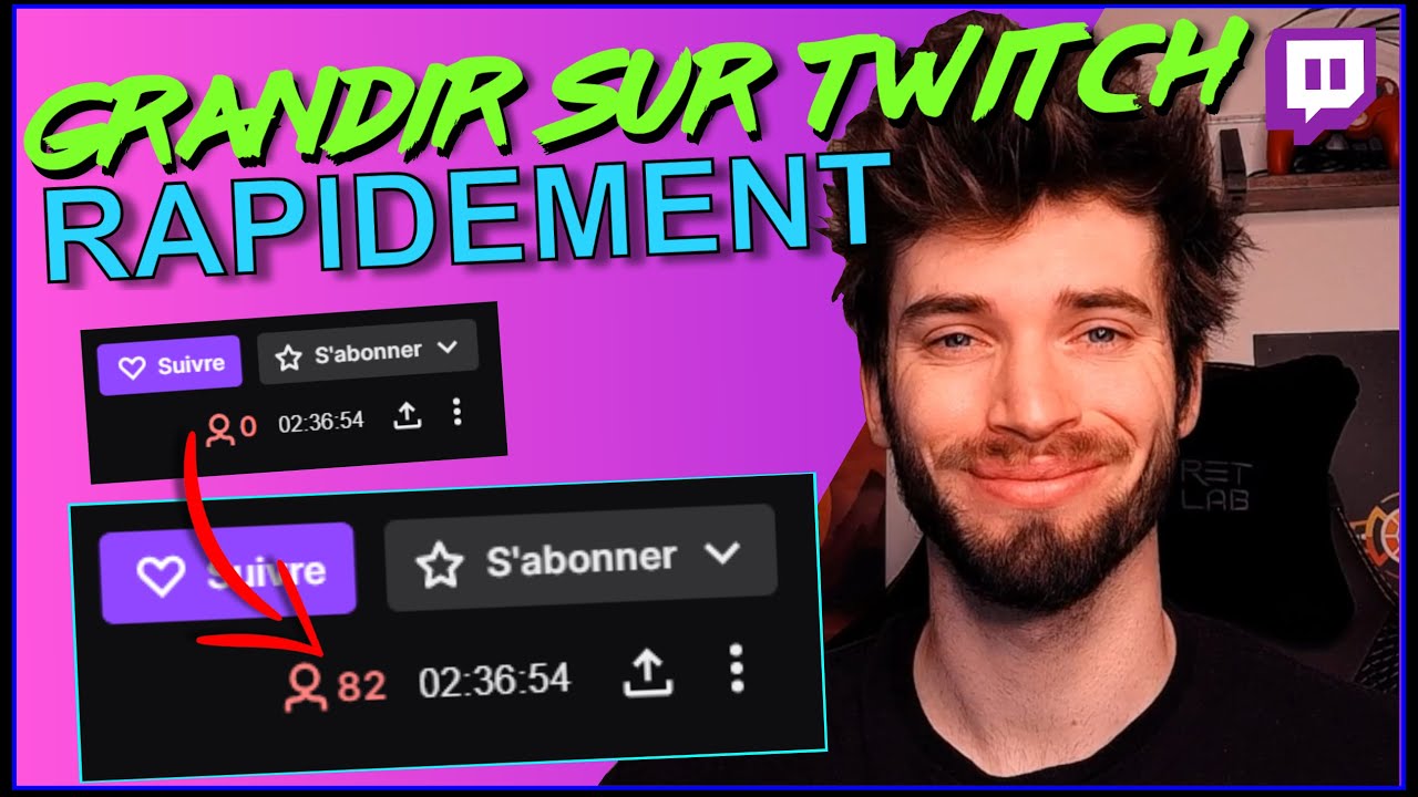 COMMENT GRANDIR SUR TWITCH RAPIDEMENT ! De 0 à 30 viewers en 60 jours