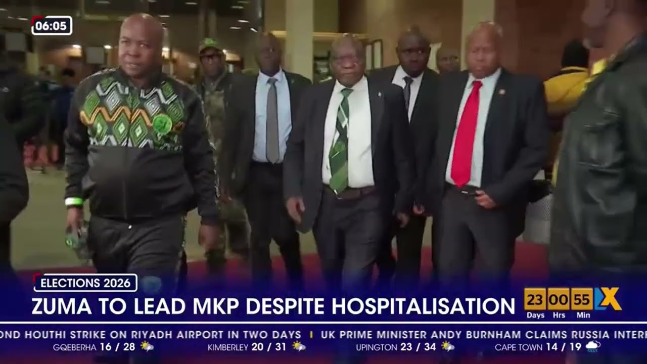 Zuma to lead MKP despite hospitalisation