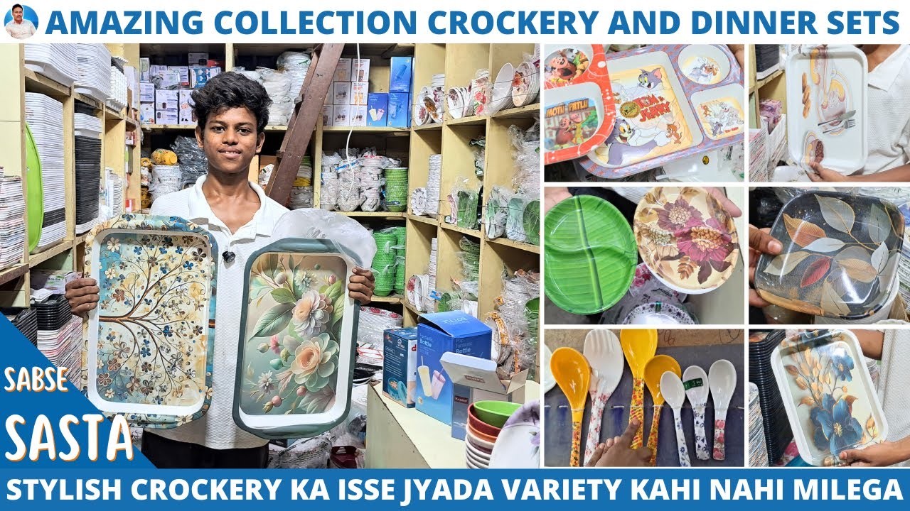 Huge Variety of Crockery, Kitchenware, Dinner Sets, Gift Items Biggest Wholesaler & Retailer