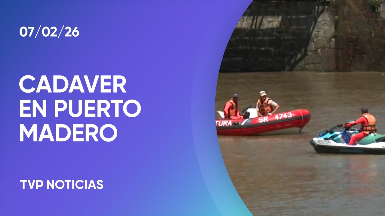 Encontraron un cuerpo sin vida flotando en la Dársena Sur de Puerto Madero