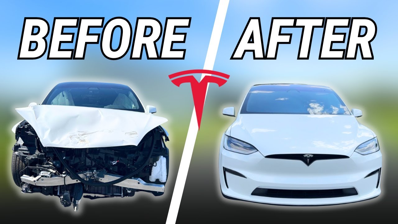 Структурный ремонт Tesla Model X — более детальный обзор