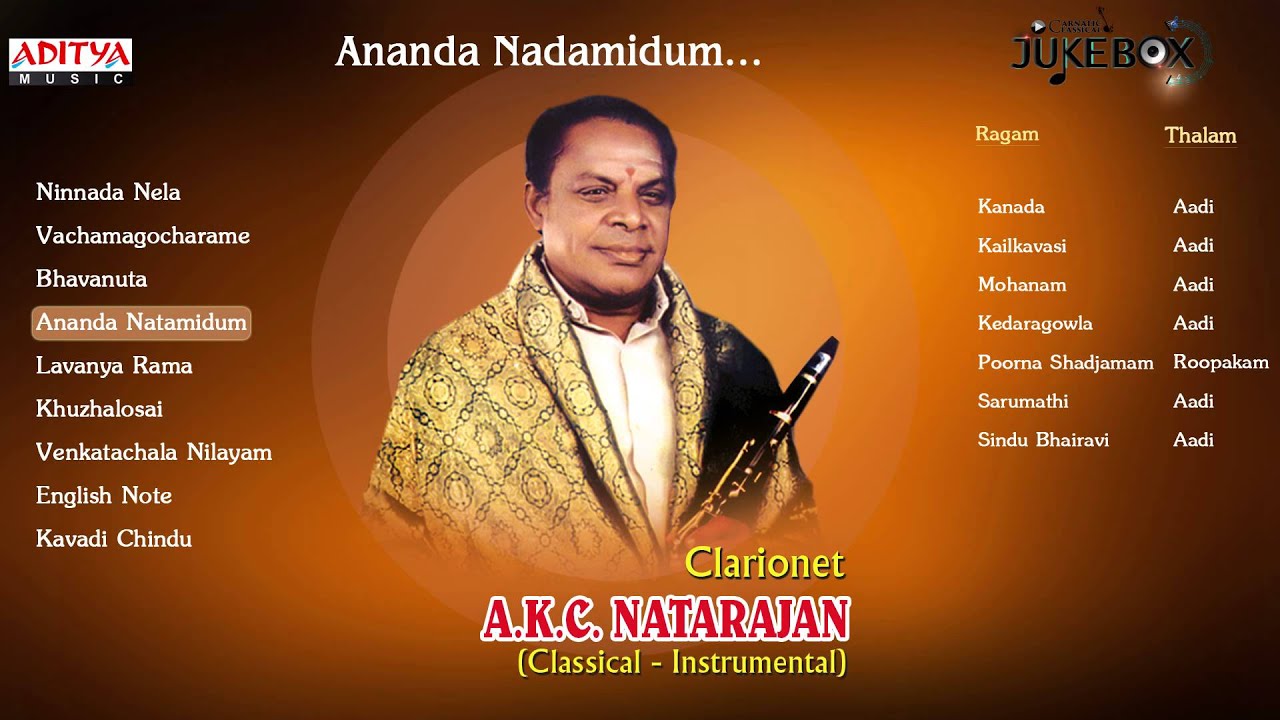 Ananda Nadamidum || A K C  NATARAJAN || Classical  Instrumental
