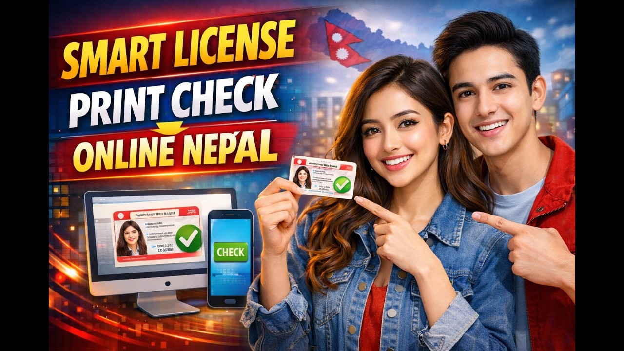 smart license print check online - How to check Smart License in Nepal 2026   #nepal