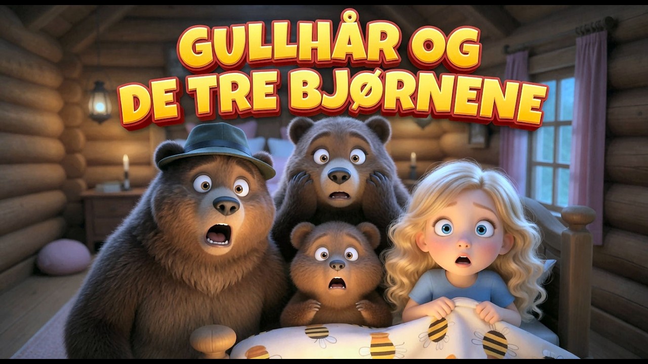 Gullh&aring;r og de tre bj&oslash;rnene sangen  | Norske barnesanger  | Eventyrsang med Tittei