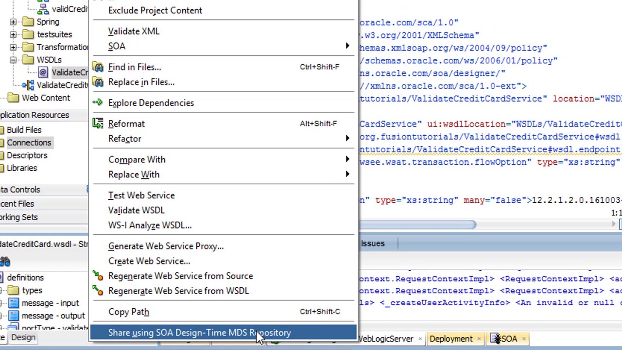Oracle SOA Tutorial - MDS Introduction