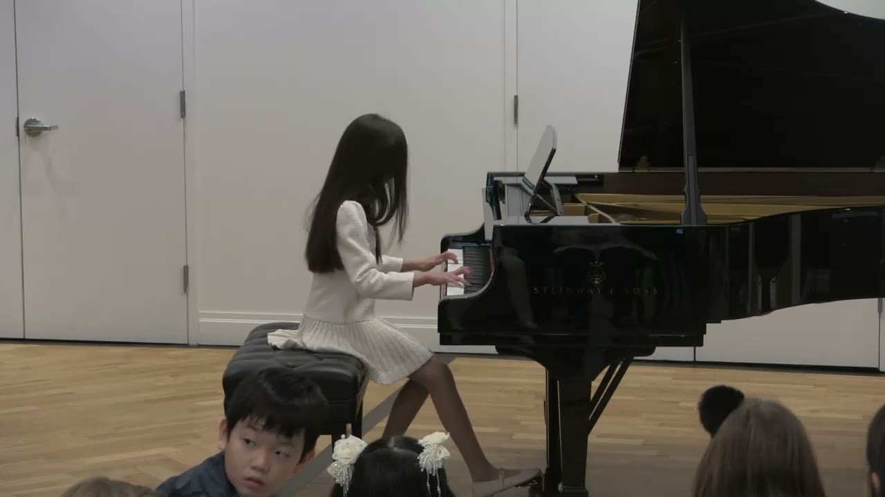 Aviana Donnenfeld at Steinway Piano Gallery
