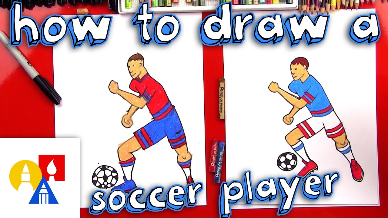 How To Draw A Soccer Player